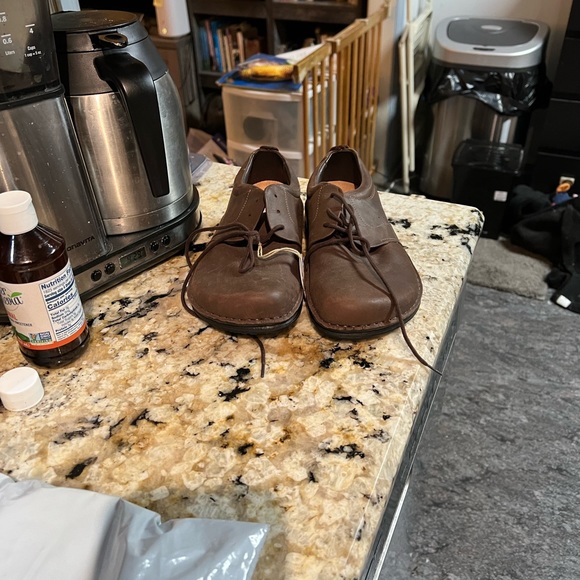 By Birkenstock, Footprints, Medium Brown, Lace-up flats, w/drop heel🐾 - Picture 14 of 14